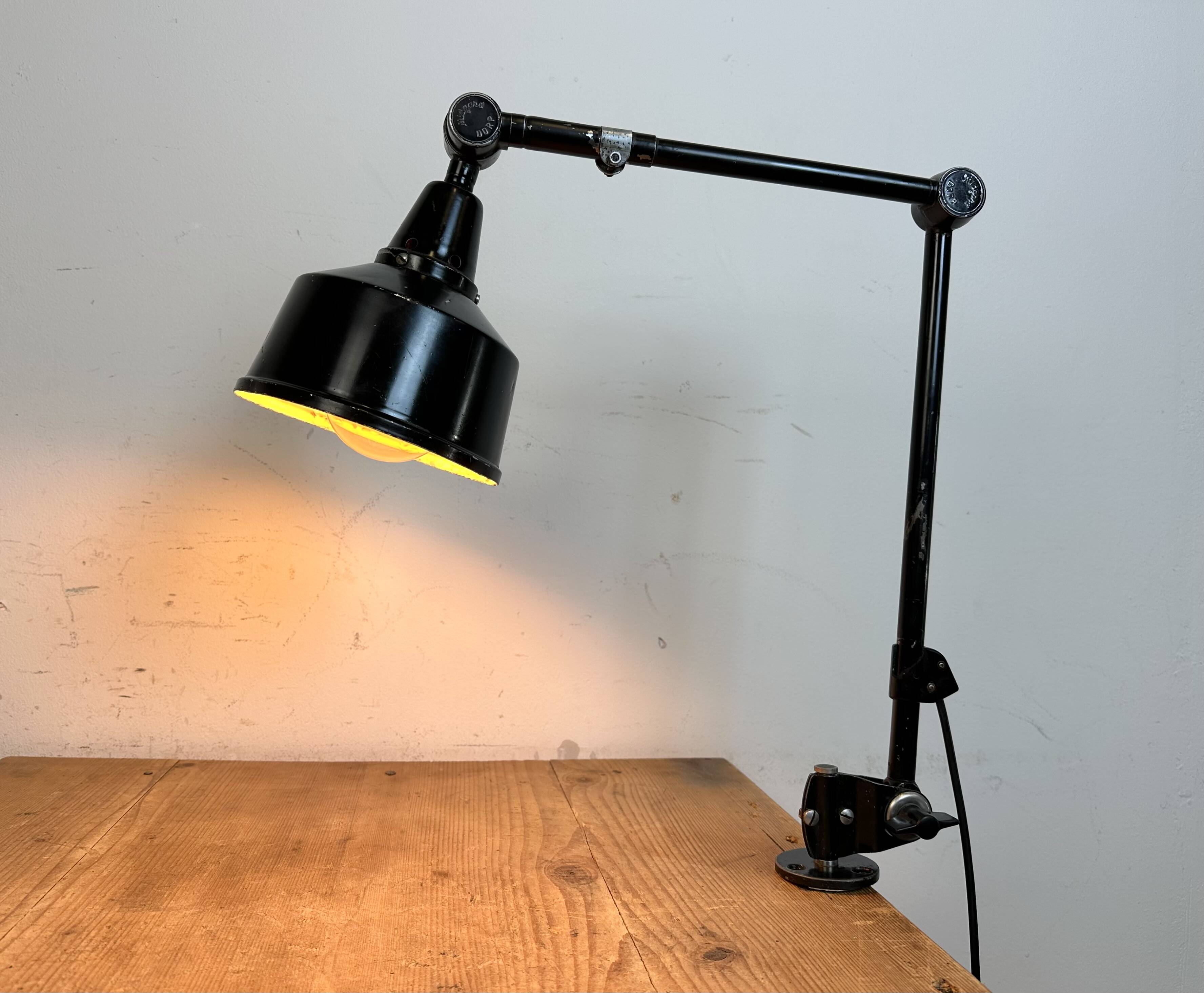 Industrial ddrp desk or wall lamp by curt fischer for midgard, 1930s