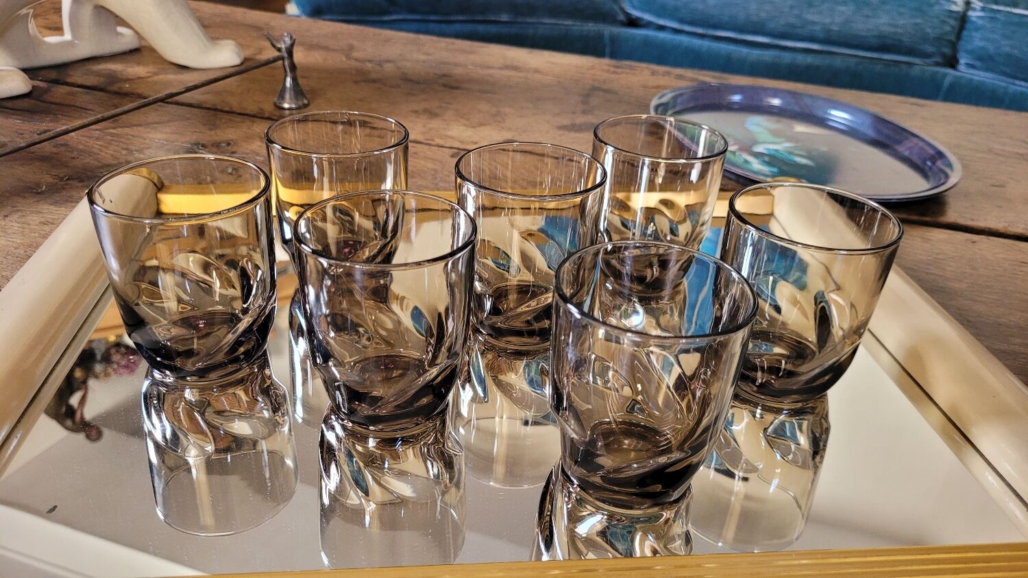 Verres à eau 80's