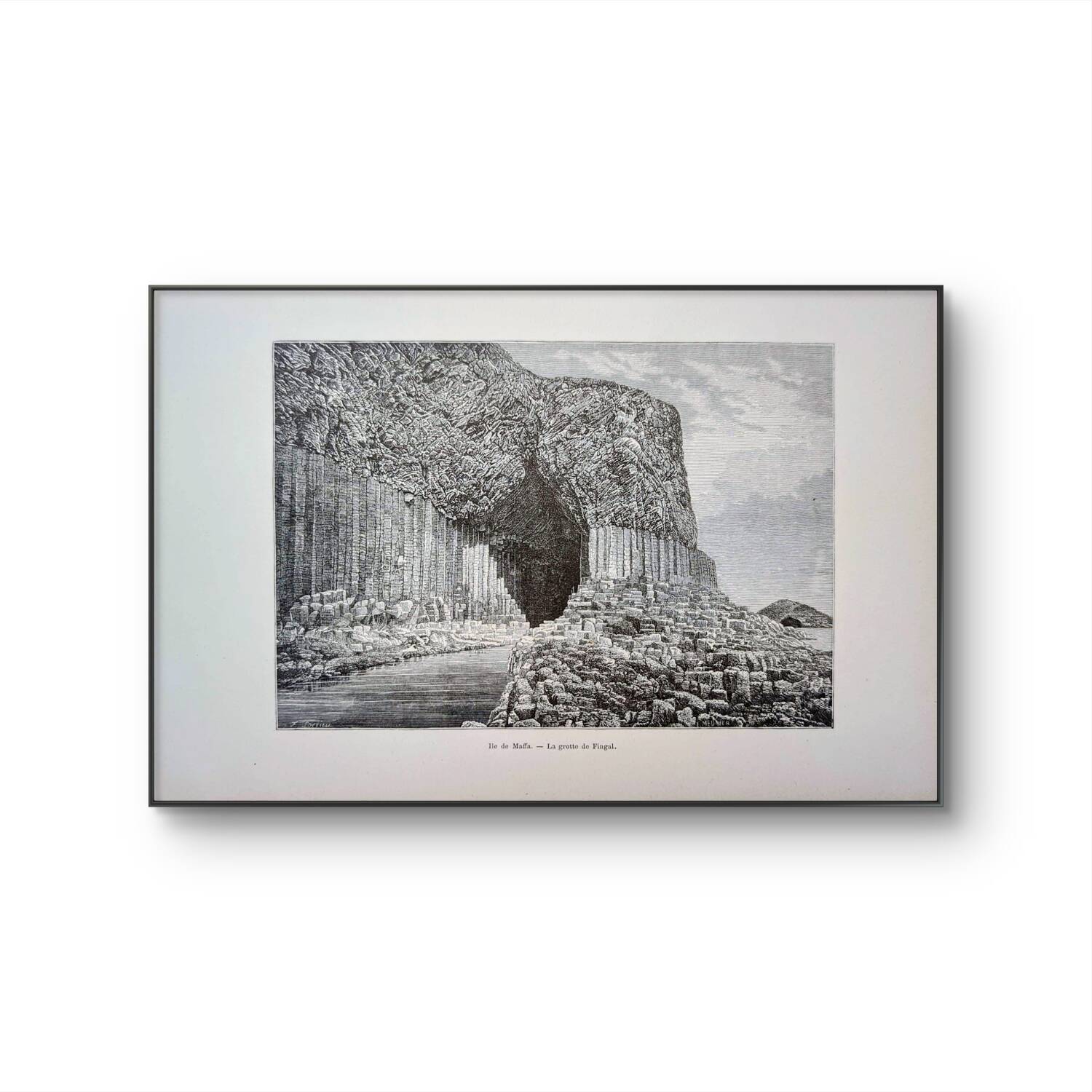 Printed in 1898, Fingal's Cave, Scotland.