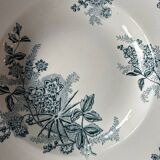 Assiettes en terre de fer Sarreguemines Margot
