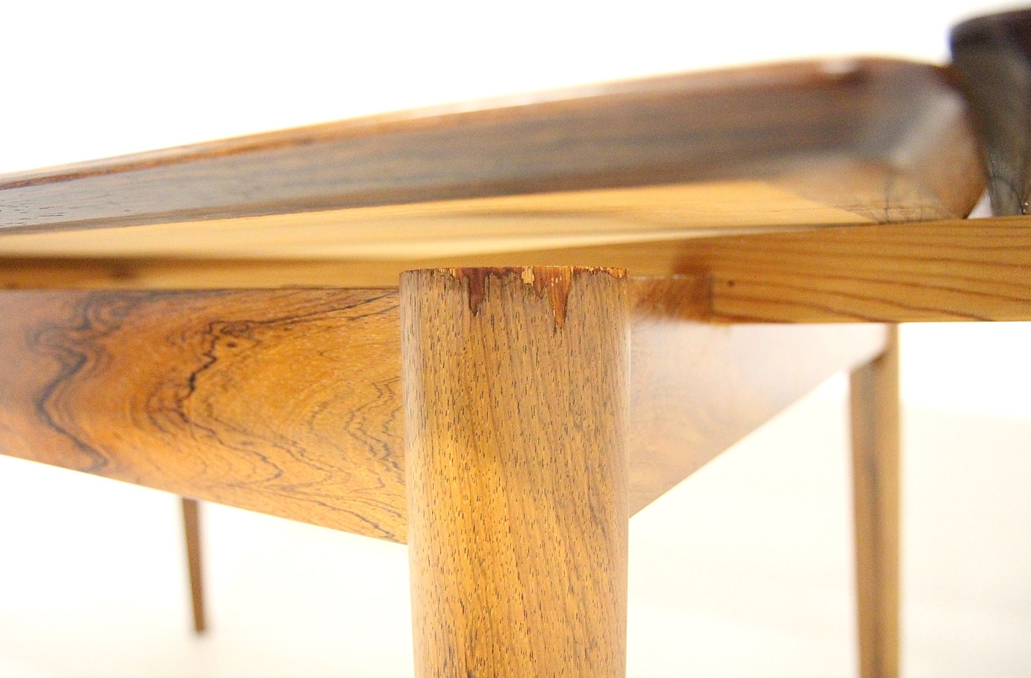 Table de salle à manger "portefeuille" en palissandre, Danemark, 1960