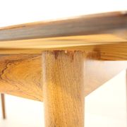Table de salle à manger "portefeuille" en palissandre, Danemark, 1960
