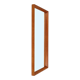 Minimalist Aarhus mid-century teak wall mirror / Danish modern design / 1960s / 1970s