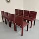 Set of 8 Arcadia chairs designed by Paolo Piva for B&B Italia from the 1980s.