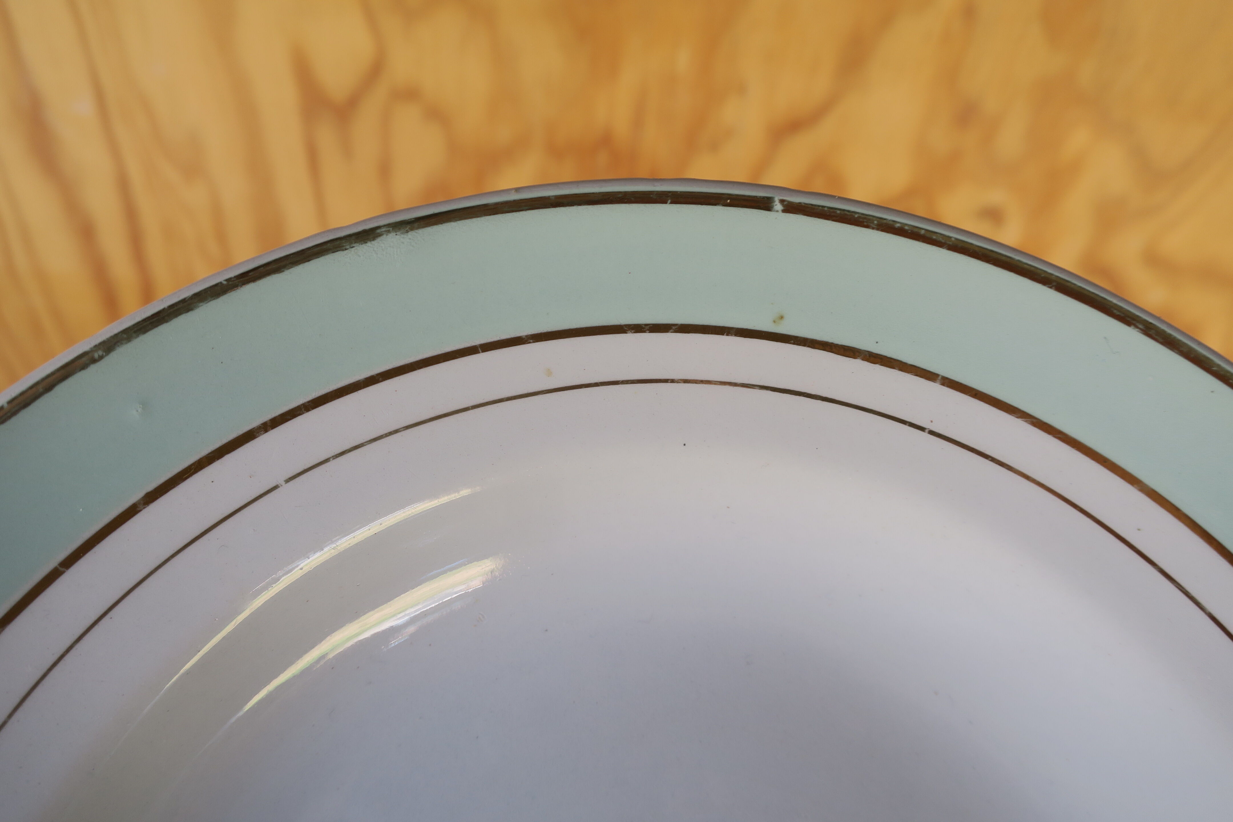 6 vintage Luneville hollow plates