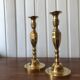Two classic candle holders
