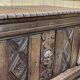 Late 17th century Renaissance oak chest transformed into a sideboard