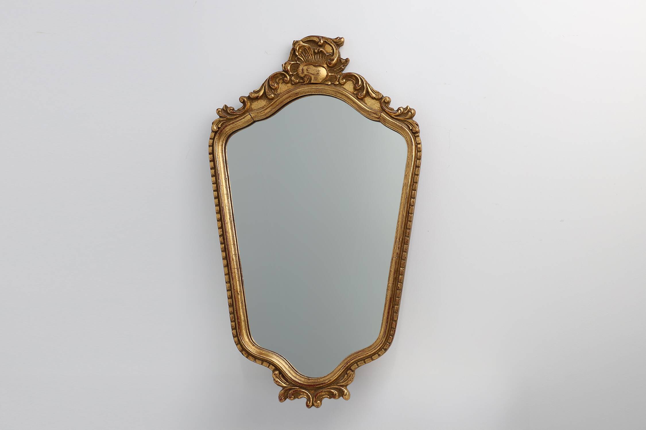 20th Century Baroque Louis XV-Style Giltwood Mirror, France