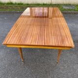 Table à manger scandinave extensible bois et palissandre laquée 250cm
