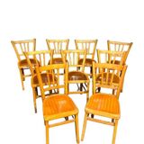 Set of 9 bistro chairs