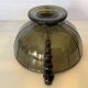 Geometric cup pressed molded glass art deco