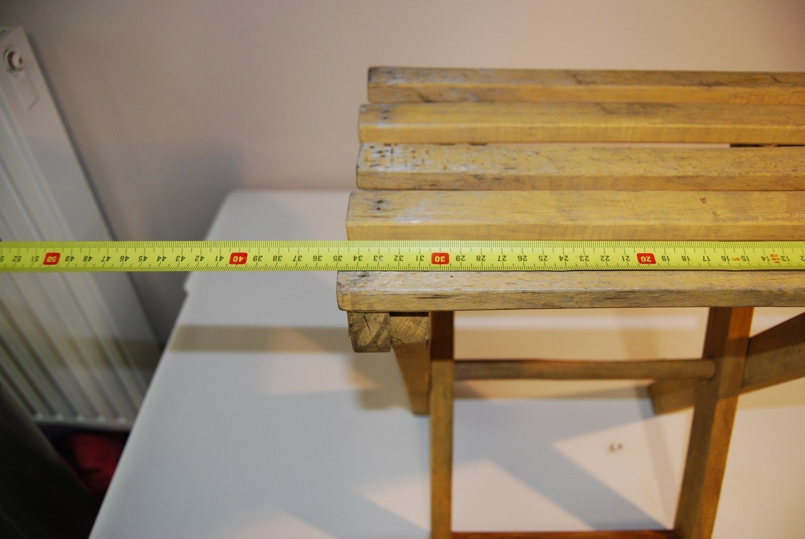 Mini stool - scale - wood - ideal flowers