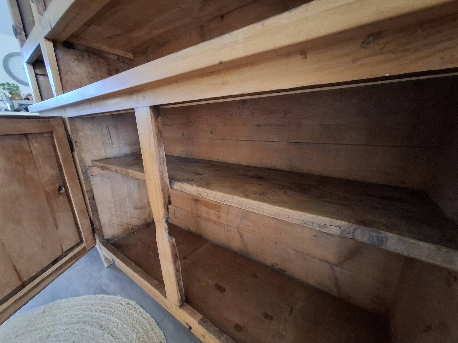 Large solid wood sideboard