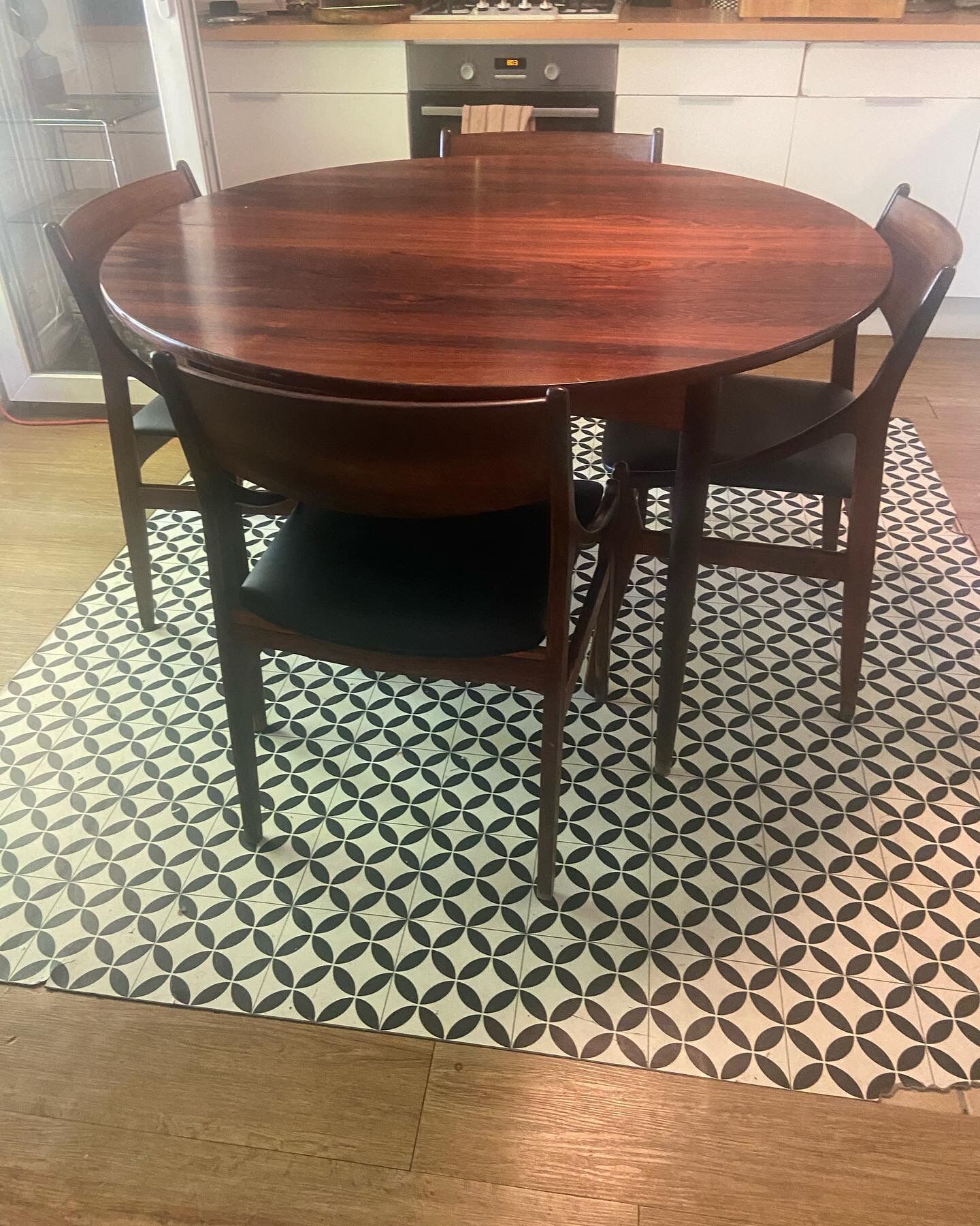 Danish rosewood meal set from Rio from the 60s
