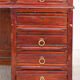 Bureau à caissons en chêne