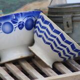 Set of 2 antique ceramic bowls