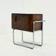 Italian walnut bar cabinet by Cova Milano