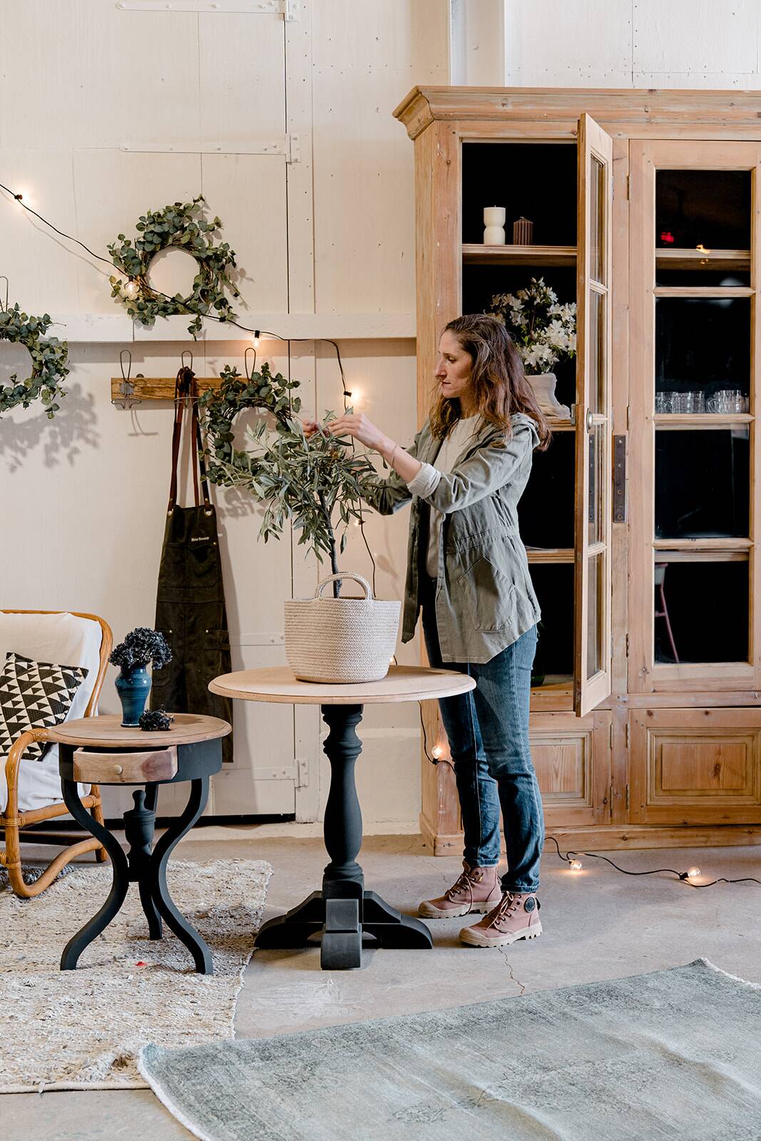 Vintage craft display case