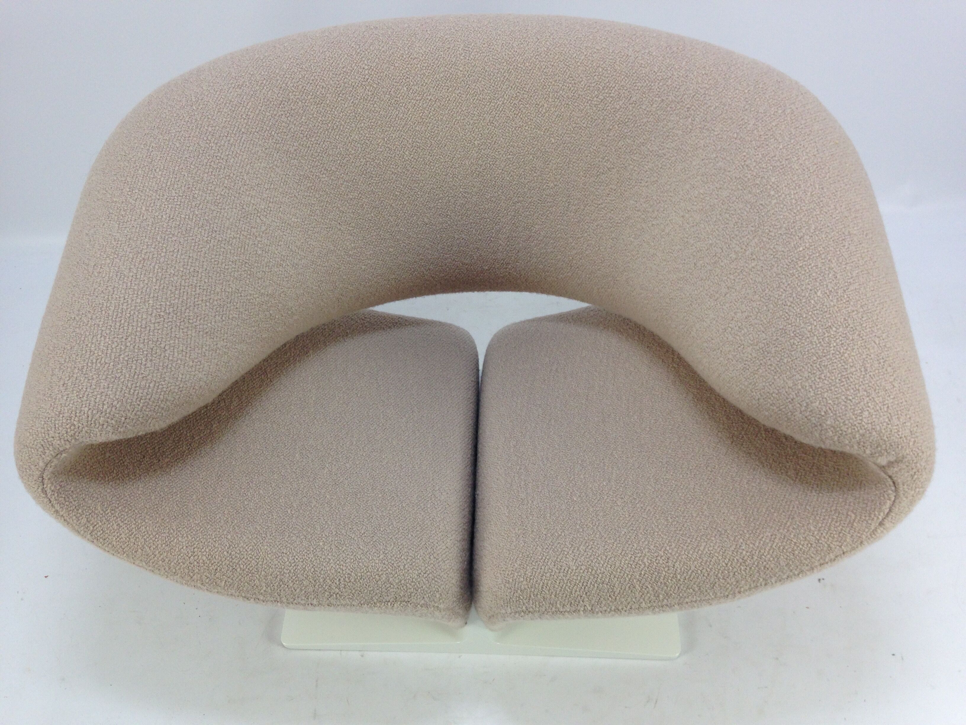 Ribbon armchair by Pierre Paulin for Artifort with Pierre Frey, 1960s