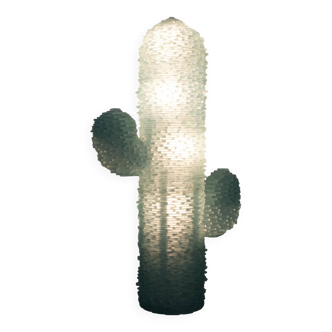 Poliarte Mid-century Modern Murano Glass Water Green Floor Lamp "Cactus"