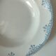 Hollow plates Earth of iron porcelain of Gien