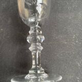 6 Wine Glasses – Stamped Blown Crystal