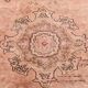 7x10 Dusty Pink Vintage Persian Rug, 199x303 Cm