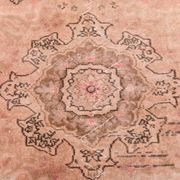 7x10 Dusty Pink Vintage Persian Rug, 199x303 Cm