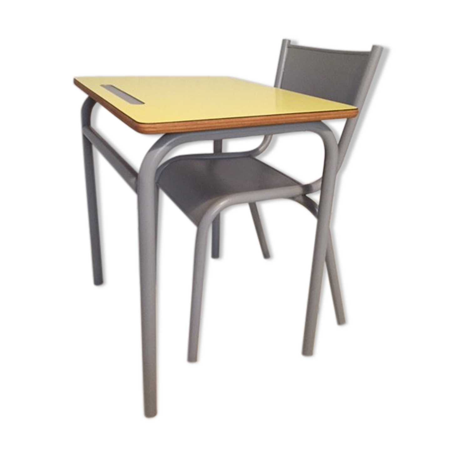 Vintage school desk and chair