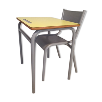 Vintage school desk and chair