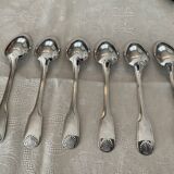6 tablespoons.  christofle model Vendôme/shell