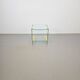 Vintage Regency Brass and Glass Side Table, 1970s