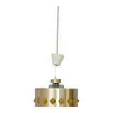 Metal and glass pendant lamp