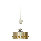 Metal and glass pendant lamp