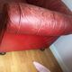 Sofa chesterfield 2-3 places leather bordeaux