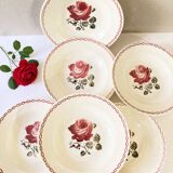 Soup plates, Germaine pattern, Badonviller