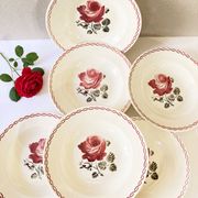 Assiettes creuses, modèle Germaine, Badonviller
