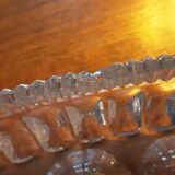 Plat  metal à compartiments  cristal