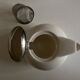 Space Age Porcelain and Steel Teapot