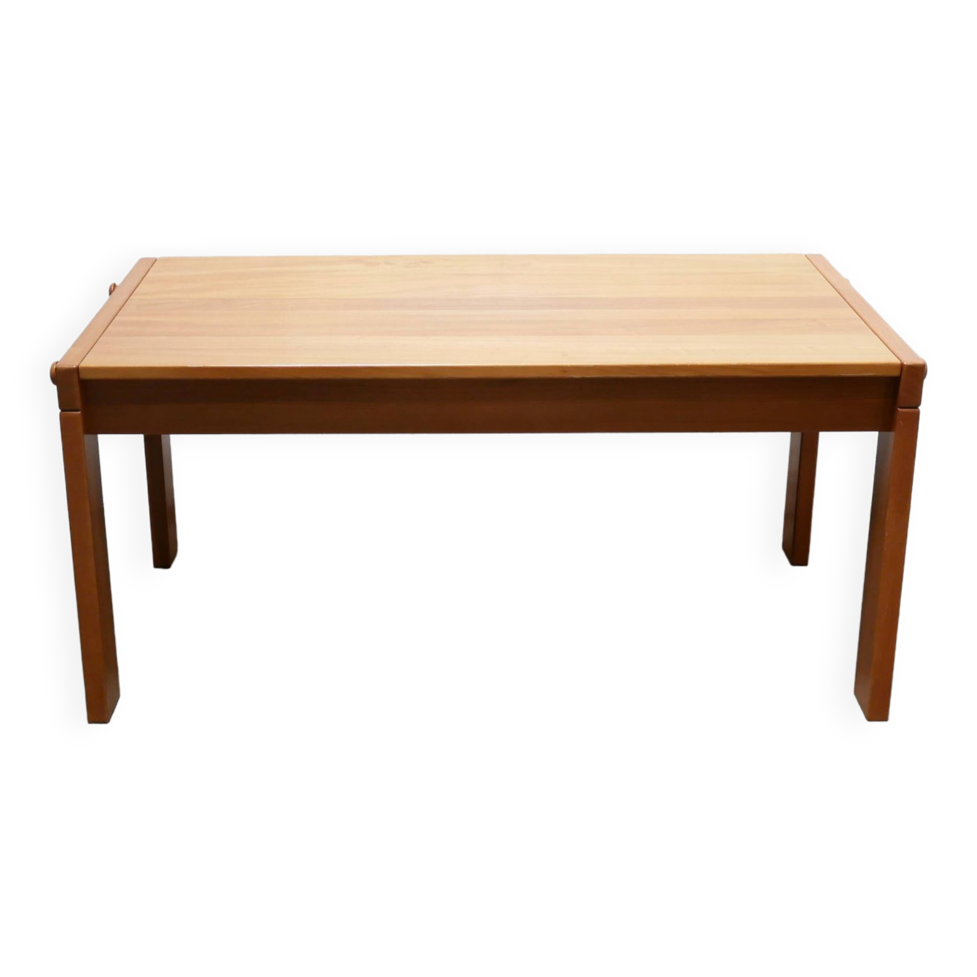 Vintage elm dining table by Maison Regain