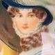 Miniature portrait of a woman