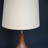Teak desk lamp