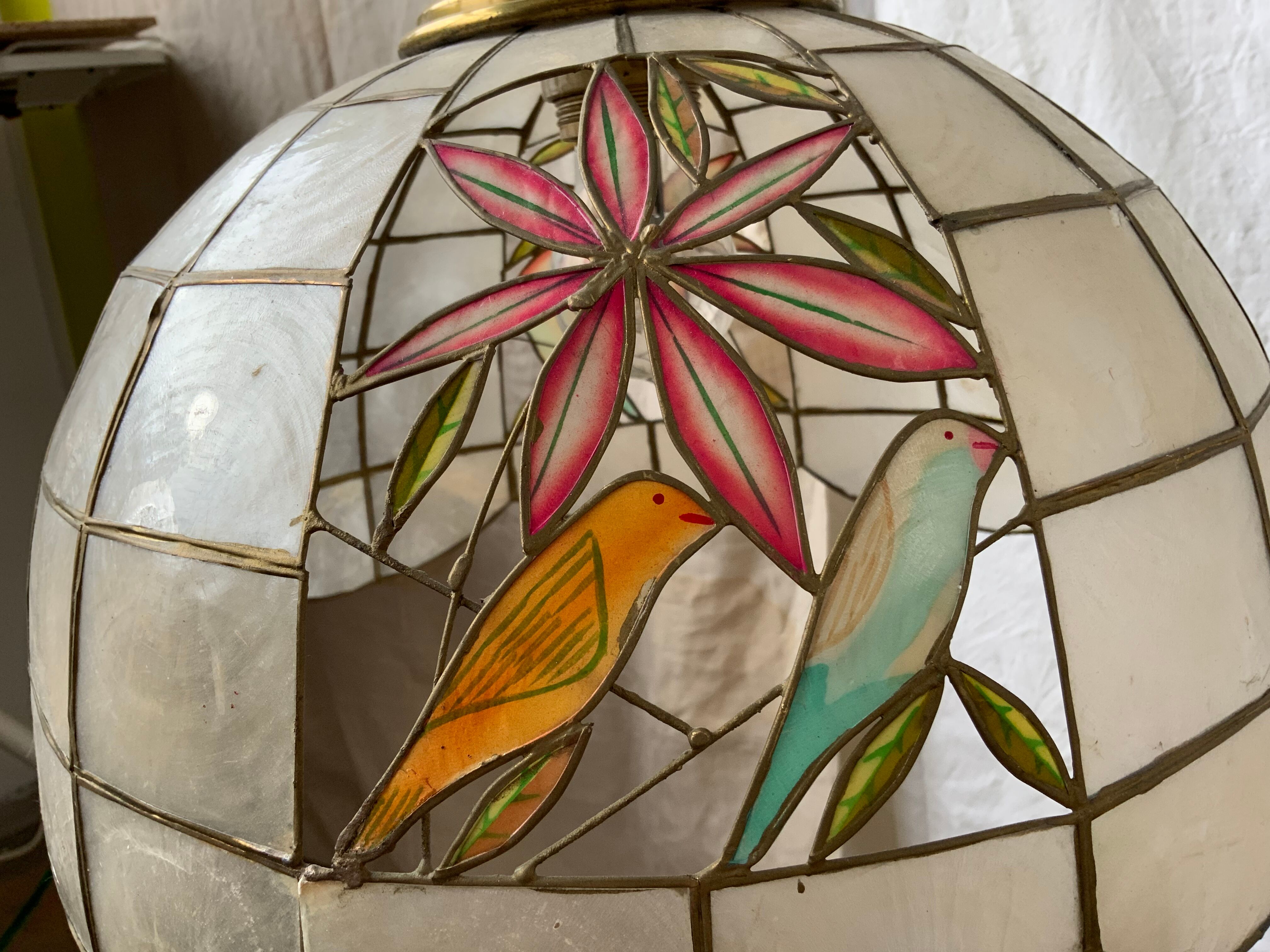 Vintage mother-of-pearl hanging