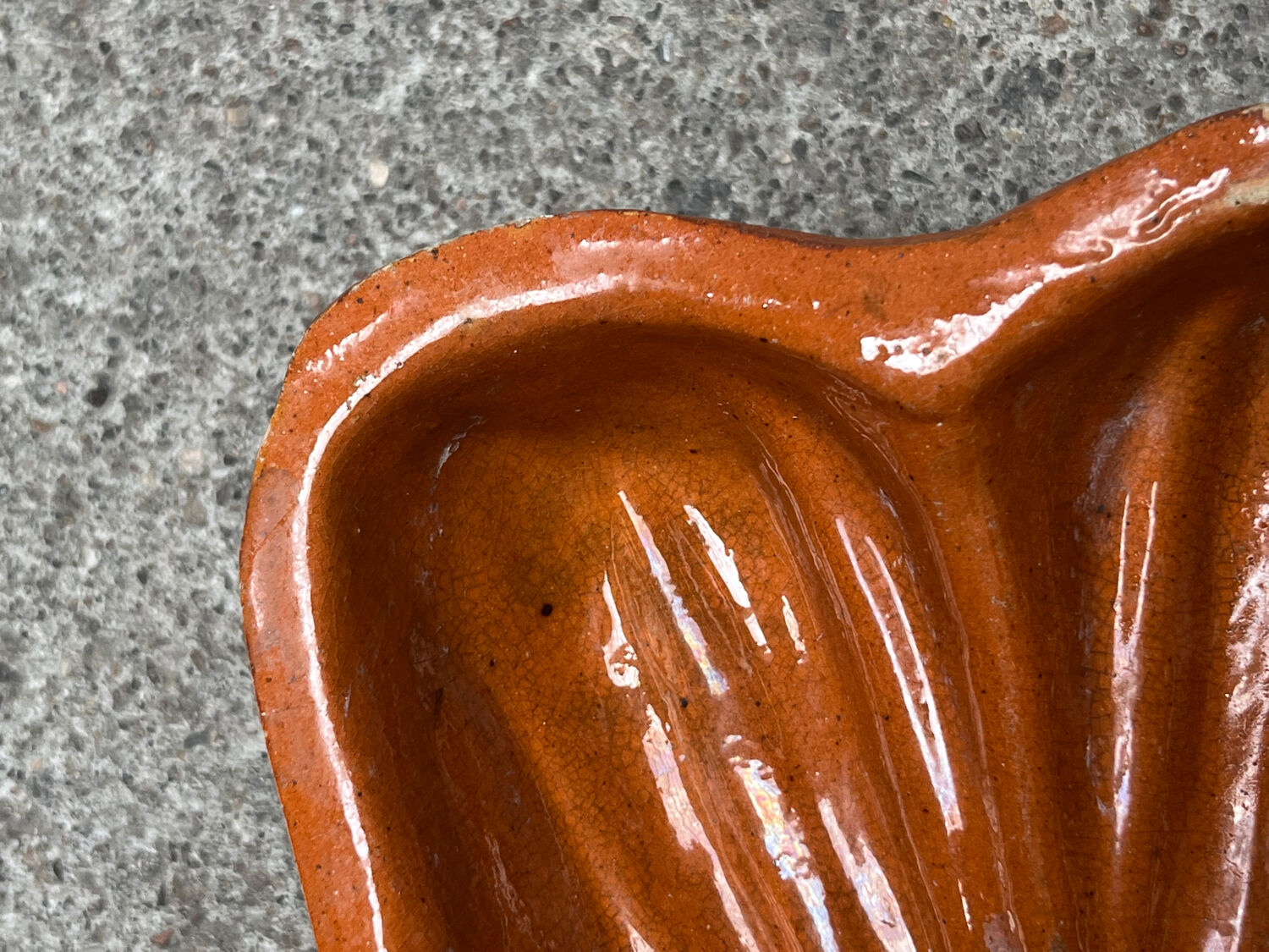 Pastry mold / empty old terracotta pocket