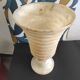 Pied de lampe en albatre