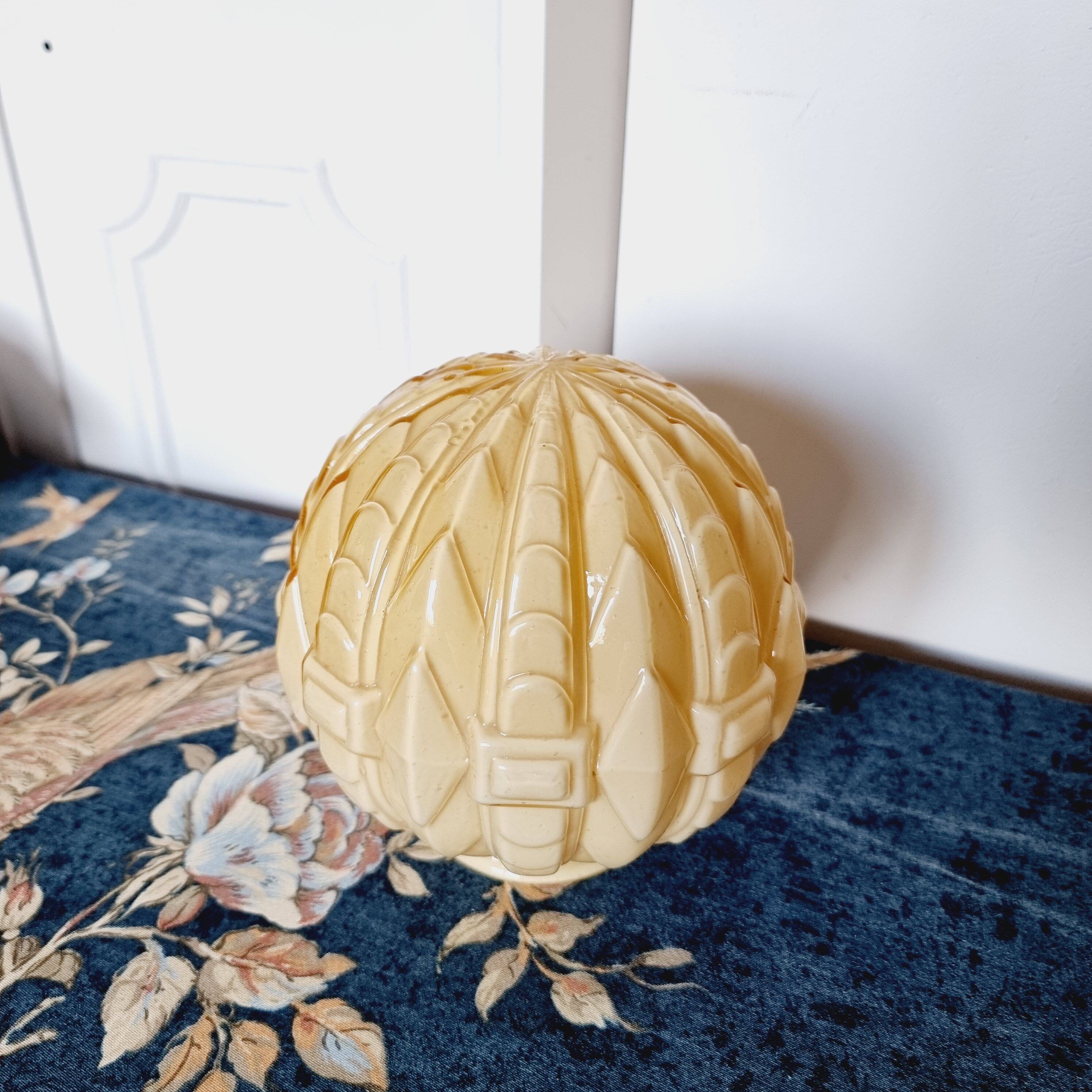 Glass lampshade for authentic Art Deco lamp from the 30s-40s