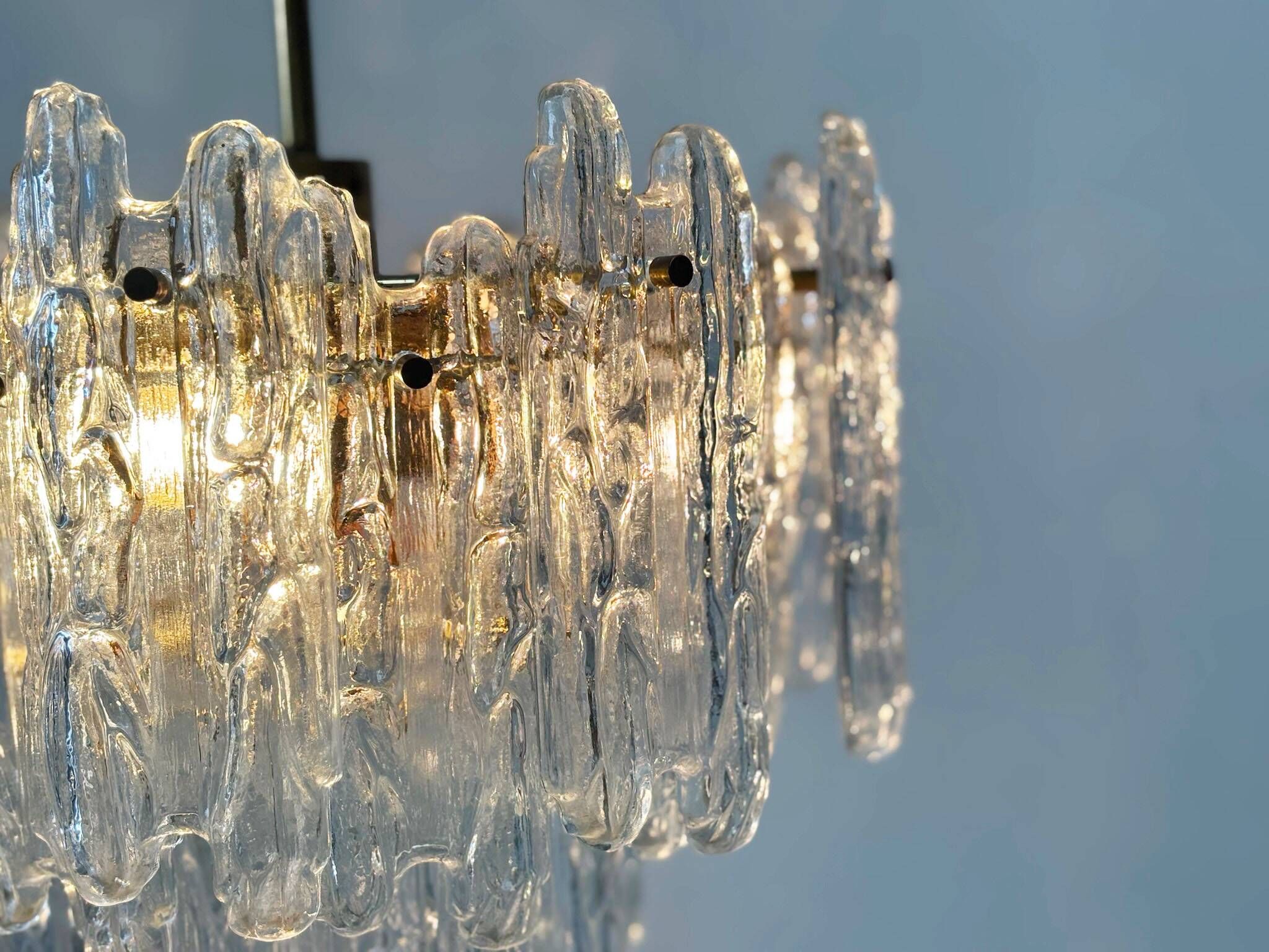 Chandelier en verre Kinkeldey