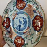 Imari porcelain plate, Japan, 19th century, hand-decorated