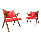 Fauteuils des années 60 par Dal Vera, ensemble de 2