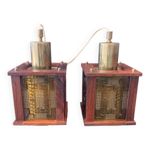 A pair of ceiling lamps - erik